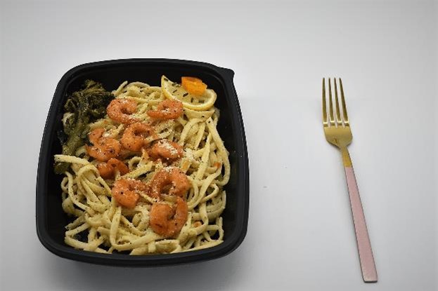 Diet Fuels - Sweet Chilli Prawn Tagliatelle with broccolini - Meal